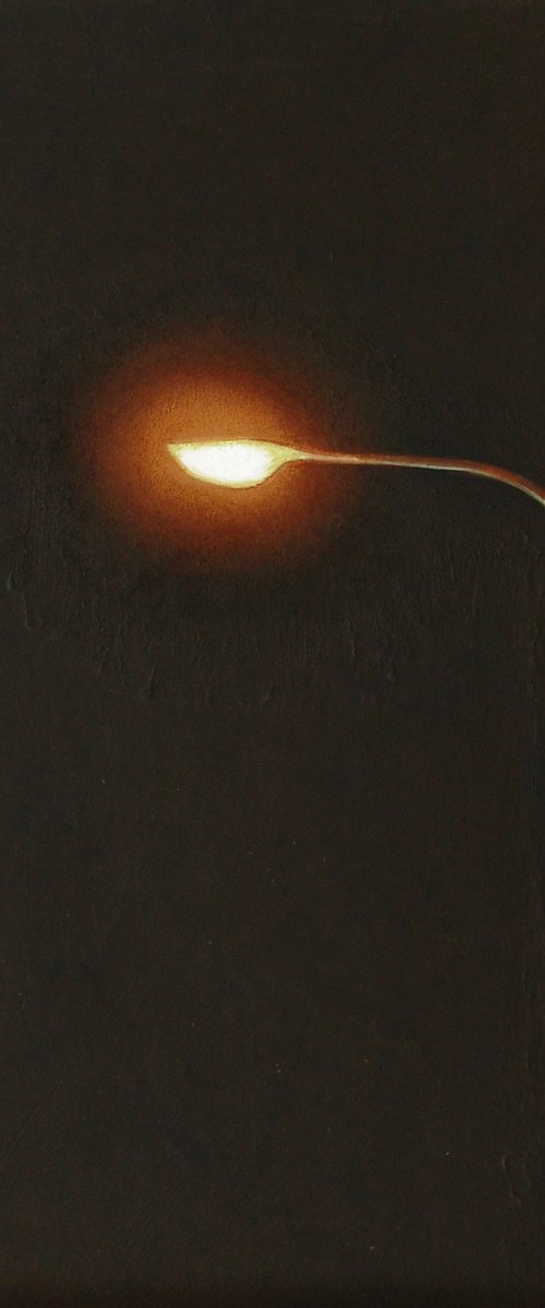 Lantaarnpaal Bij Nacht by Gerard Boersma