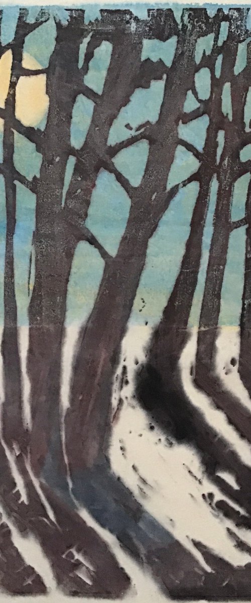 Winter Trees by Sandra Haney