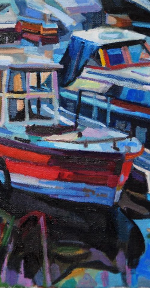 Boats by Maja Đokić Mihajlović
