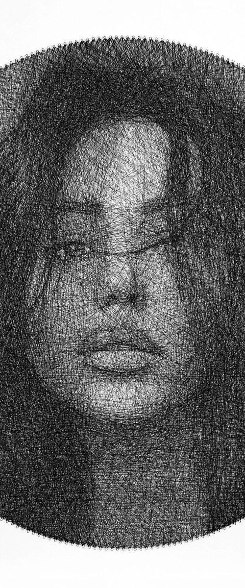 String Woman Portrait by Andrey Saharov